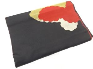 アンティーク　雲模様織り出し　羽織洗い張り